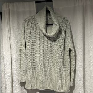 Haven Well Within Cozy Cowl Neck Sweater - Soft Gray